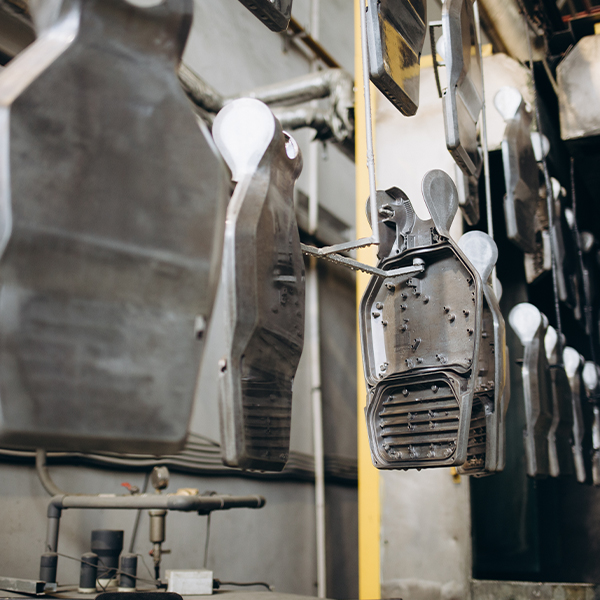 Pieza de aluminio fundida a baja presión (LPDC)
